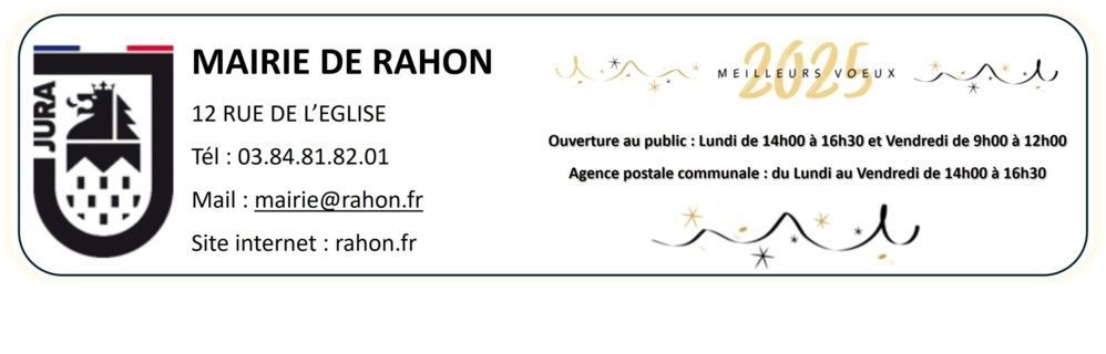 Horaires mairie et agence postale